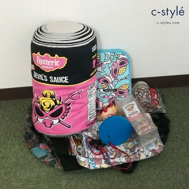 HYSTERIC MINI ヒステリックミニ グッズ まとめ DEVIL SAUCE クッション ボトル バッグ フィギュア 等