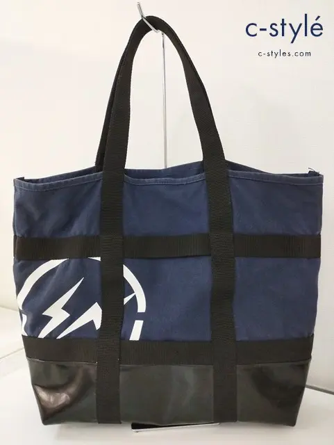 sacai×fragment design サカイ×フラグメントデザイン トートバッグ ネイビー系 日本製