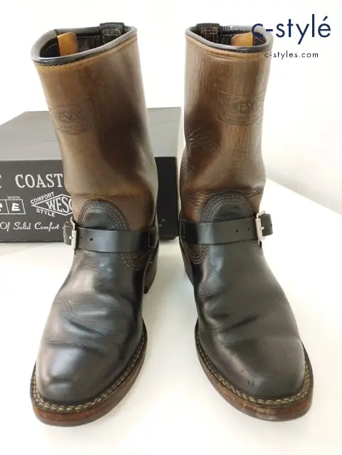 WESCO ウエスコ エンジニアブーツ 8 ブラウン×ブラック 7710