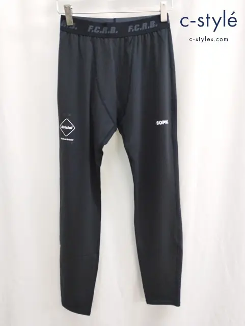 F.C.Real Bristol エフシーレアルブリストル レギンスパンツ L ブラック UNDER LAYER TIGHTS FCRB-192021