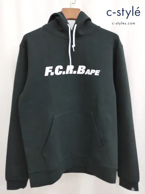 A BATHING APE×F.C.Real Bristo フーディー M ブラック TEAM HOODIE カモ柄 FCRB-190107