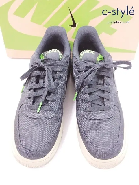 NIKE ナイキ スニーカー 27.5cm ブラック×カーキ AIR FORCE 1 ‘07 LV8 FJ4160-001