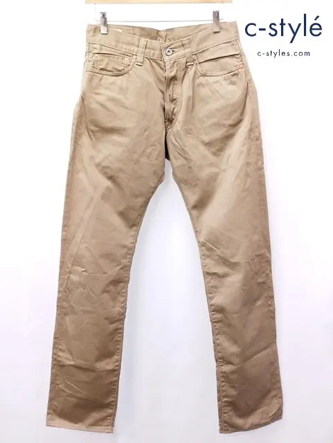 MOMOTARO JEANS 桃太郎ジーンズ パンツ W30 ベージュ系 セルビッチウェポンチノ出陣 赤耳 0202SP 綿100％