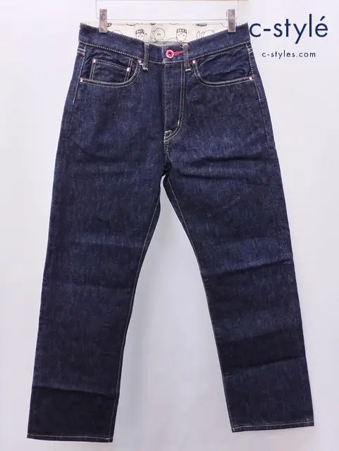 CUNE キューン デニムパンツ 30 インディゴ 5連うさぎ TB07F102 綿100％