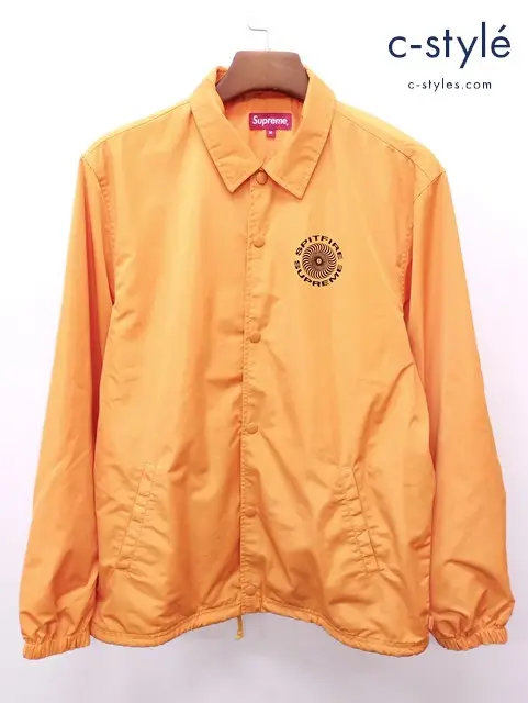 Supreme シュプリーム ジャケット M オレンジ 18SS SPITFIRE COACHES JACKET