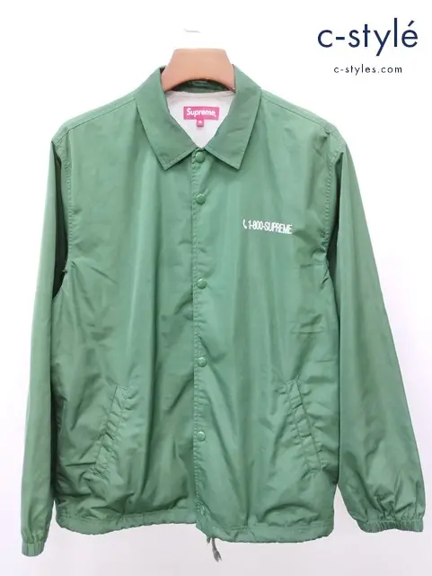 Supreme シュプリーム ジャケット M グリーン 19AW 1-800 COACHES JACKET