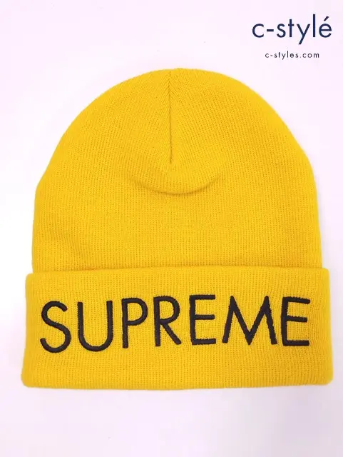 Supreme シュプリーム ニットキャップ イエロー 22AW CAPITAL BEANIE
