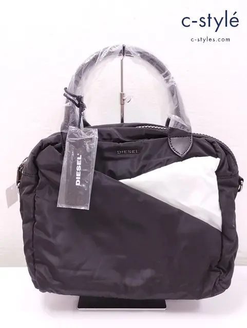 DIESEL ディーゼル ショルダーバッグ トートバッグ バッグ ブラック 2WAY