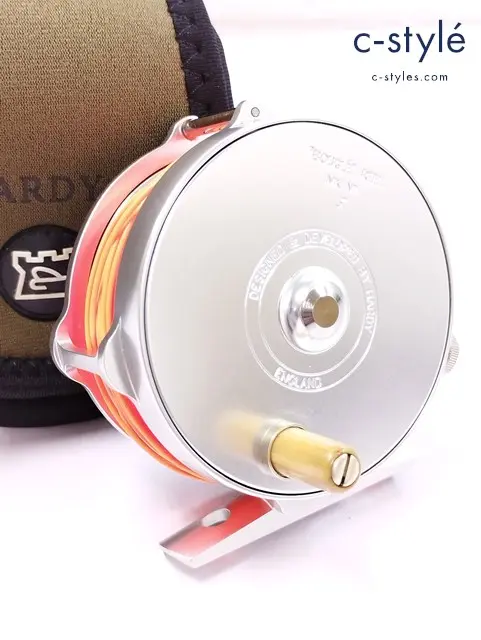 HARDY ハーディー フライリール シルバー BOUGLE REEL MK VII 3 ケース付