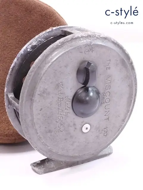 HARDY ハーディー フライリール グレー系 THE VISCOUNT 130 MK3 ケース付