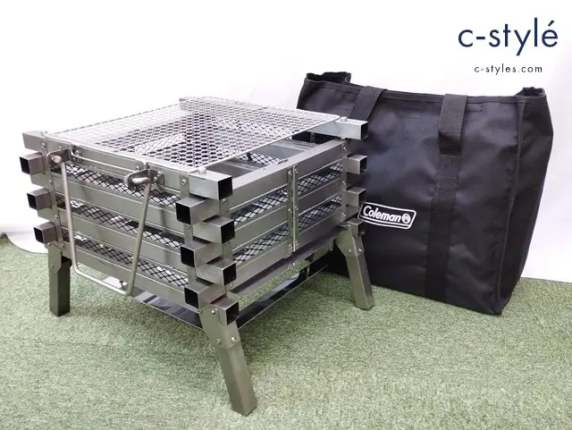 Coleman コールマン ステンレスファイアープレイス 焚火台 収納バッグ付