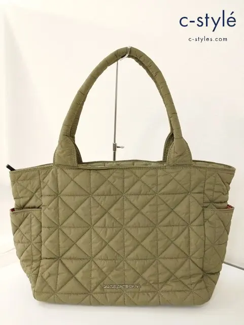 JANTJE ONTEMBAAR ヤンチェオンテンバール キルティングトートバッグ カーキ