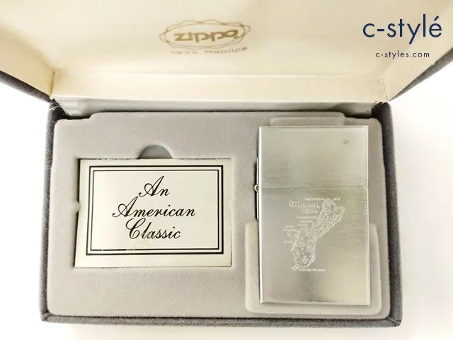 ZIPPO ジッポー オイルライター ORIGINAL 1932 REPLICA Guam U.S.A. シルバー オリジナル レプリカ