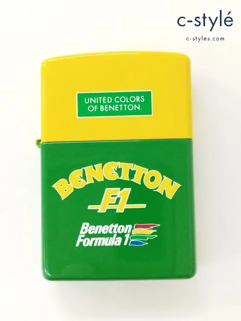 ZIPPO ジッポー オイルライター BENETTON F1 Formula 1 グリーン×イエロー ’99