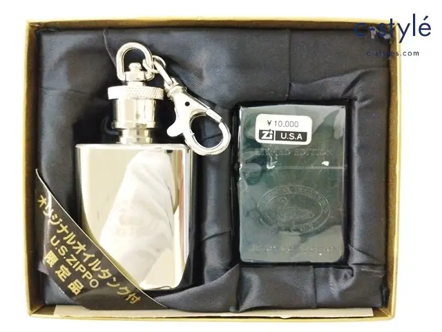 ZIPPO ジッポー オイルライター DECOY COLLECTION オイルタンク付 ブルー系 ’98