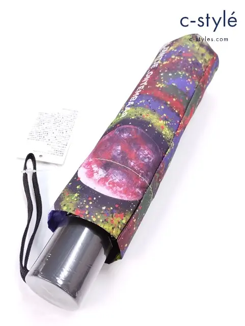 JANTJE ONTEMBAAR ヤンチェオンテンバール 折りたたみ傘 マルチカラー 総柄 アンブレラ