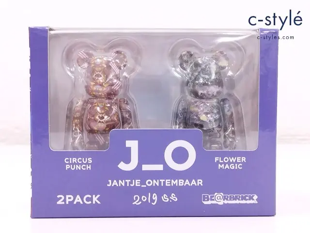 MEDICOM TOY×JANTJE ONTEMBAAR ベアブリック 2PACK CIRCUS PUNCH FLOWER MAGIC 2019SS