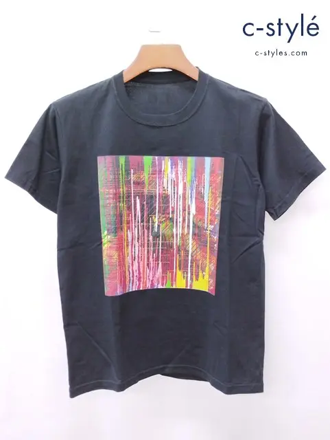 JANTJE ONTEMBAAR ヤンチェオンテンバール Tシャツ XS ブラック 2021AW プリント 綿100％ 日本製