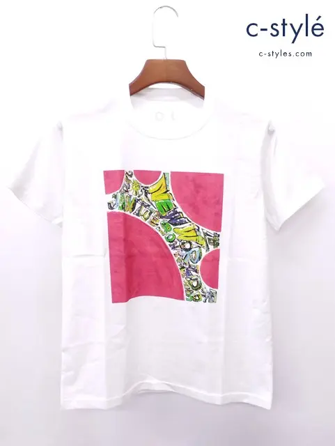 JANTJE ONTEMBAAR ヤンチェオンテンバール Tシャツ XS ホワイト 2021SS プリント 綿100％ 日本製