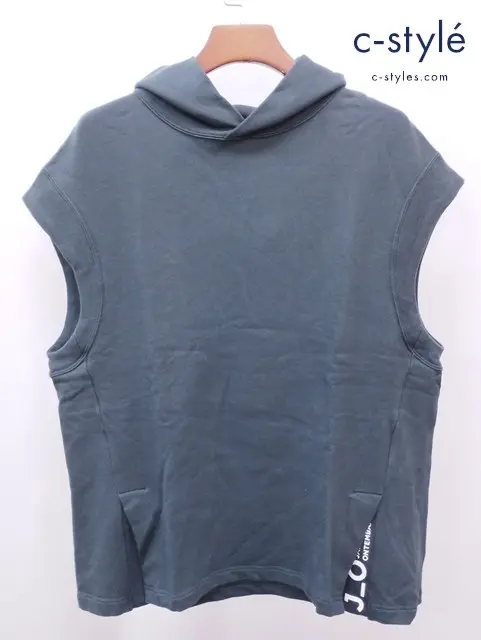 JANTJE ONTEMBAAR ヤンチェオンテンバール ノースリーブパーカー M グレー系 JO-PK-002 綿100％ 日本製