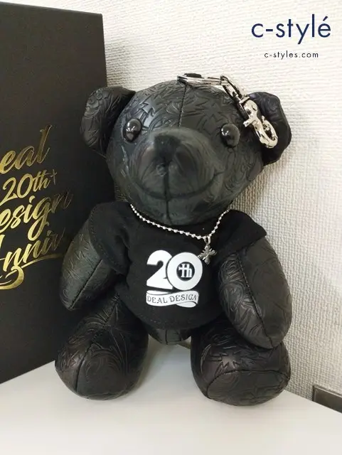 DEAL DESIGN ディールデザイン ポーチ テディベア ブラック 20th ANNIVERSARY