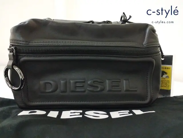 DIESEL ディーゼル ショルダーバッグ ブラック 2WAY FUTURAH X06584 PR030