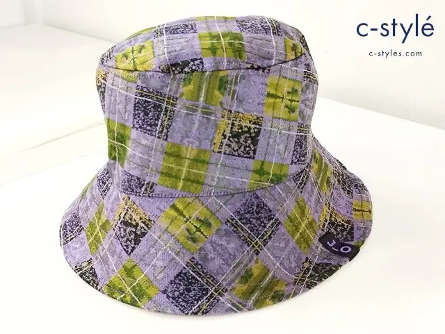 JANTJE ONTEMBAAR ヤンチェオンテンバール バケットハット パープル系 リバーシブル