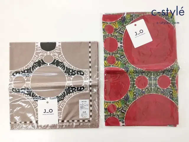 JANTJE ONTEMBAAR ヤンチェオンテンバール スカーフ ONESIZE レッド系 ブラウン系