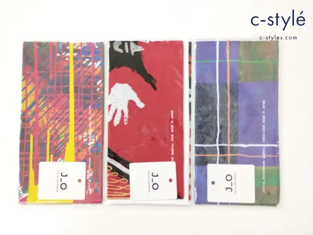 JANTJE ONTEMBAAR ヤンチェオンテンバール ハンカチ ONESIZE 日本製 綿100% 計3点