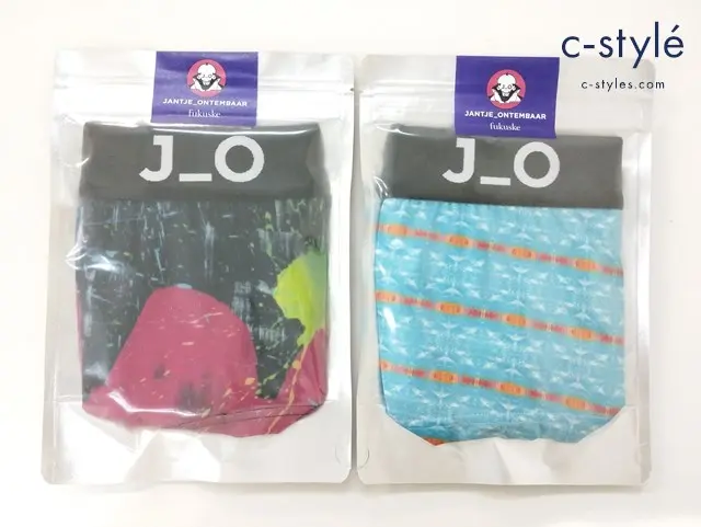 JANTJE ONTEMBAAR×fukuske ボクサーパンツ M ブルー系 マルチカラー 日本製