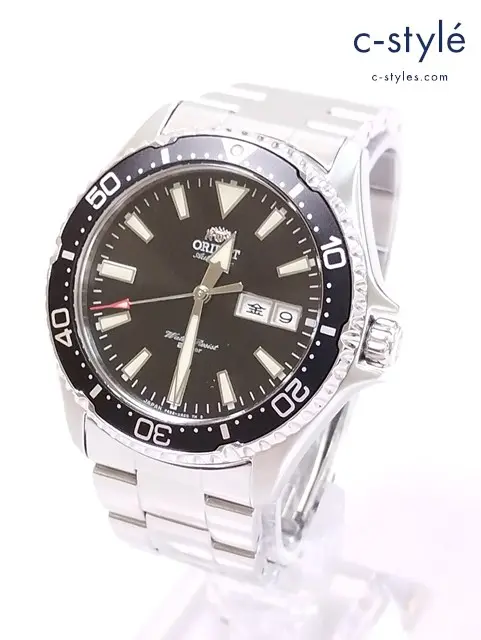 ORIENT オリエント 腕時計 シルバー×ブラック F692-UAA0 自動巻