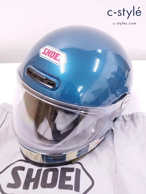 SHOEI ショウエイ ヘルメット フルフェイス L 59cm ブルー×ブラック Glamster RESURRECTION