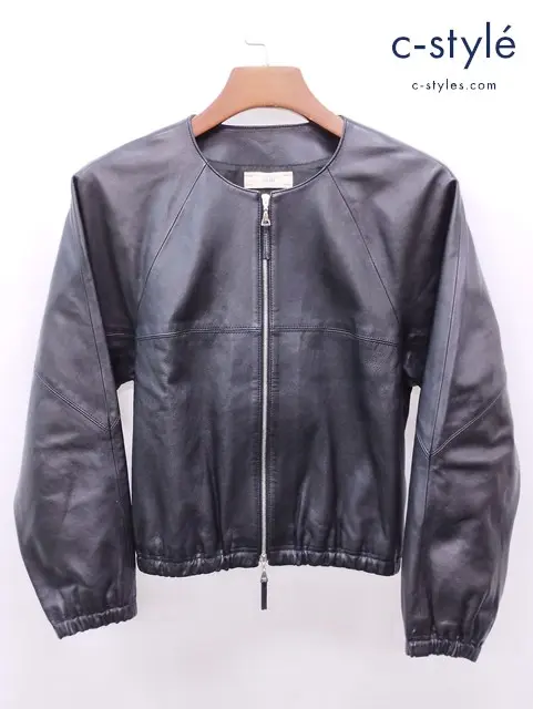 unfil アンフィル レザージャケット 1 ブラック OSFL-UW112 レディース