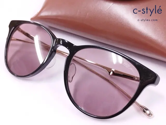 999.9 フォーナインズ サングラス 51□19 142 ブラック×ゴールド feelsun F-04APM