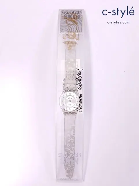 swatch×Vivienne Westwood 腕時計 PORTRAIT クリア×シルバー SFK150P