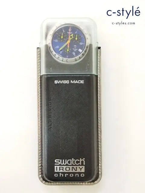 swatch スウォッチ 腕時計 RUSHCUTTERS ブルー YCS4005 クオーツ
