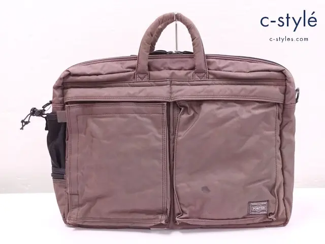 HEAD PORTER ヘッドポーター 2WAYブリーフケース ブラウン TANKER ビジネスバッグ 吉田カバン