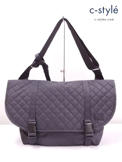 HEAD PORTER ヘッドポーター キルティングメッセンジャーバッグ ブラック 吉田カバン