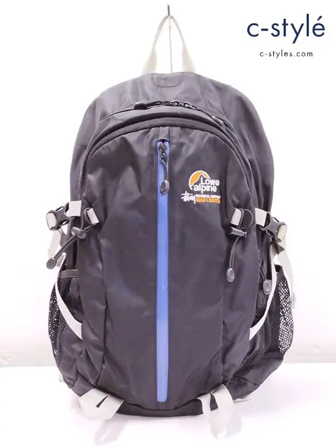 STUSSY×Lowe Alpine ステューシー×ロウアルパイン バックパック ブラック リュックサック