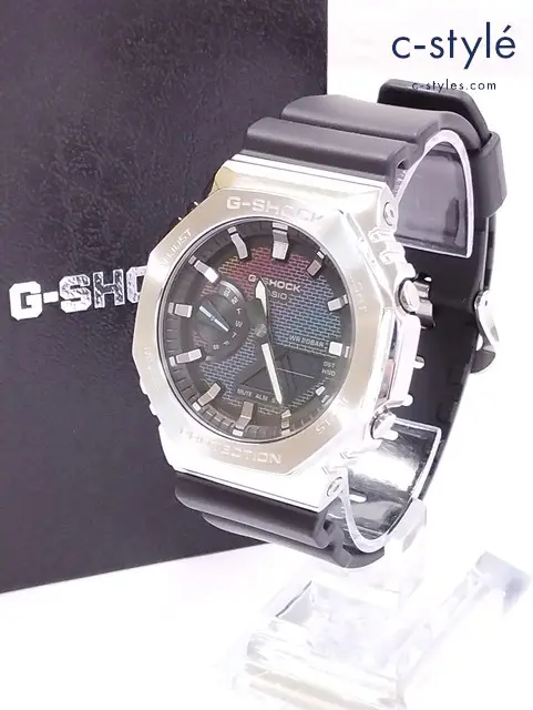CASIO カシオ 腕時計 ブラック×マルチカラー G-SHOCK GM-2100RW-1AJF クォーツ