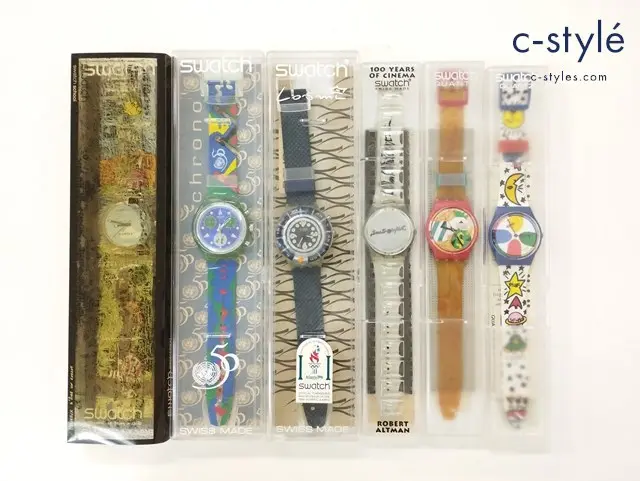swatch スウォッチ 腕時計 クオーツ ディブホス GK420 シータングUSA SDK906 他 計6点