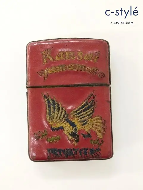 ZIPPO ジッポー オイルライター 山本寛斎 レッド×シルバー ’95