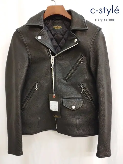 FINECREEK&CO ファインクリーク Leon Custom 5TH LIMITED EDITION 36 ブラック レザージャケット ACJK045