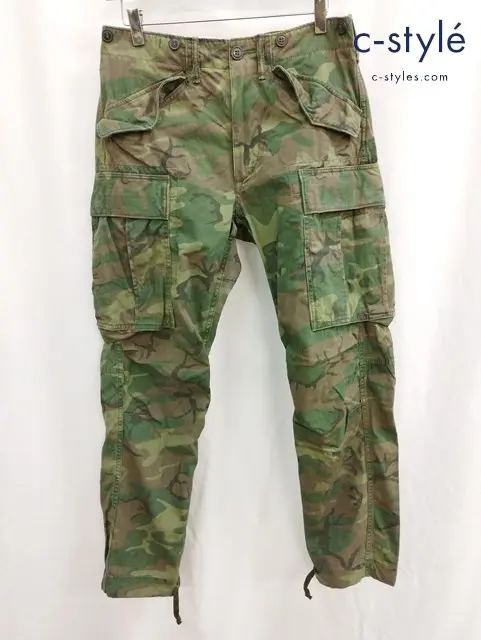 RRL ダブルアールエル パンツ 29 マルチカラー 迷彩柄 綿100%