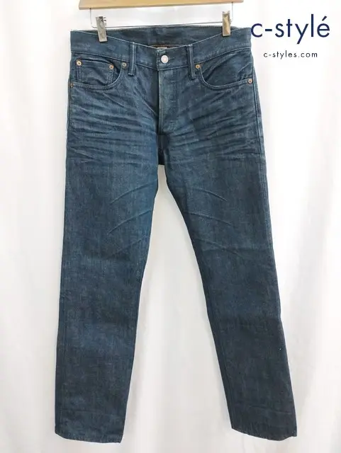 RRL ダブルアールエル デニムパンツ 29 インディゴ ボタンフライ 綿100%