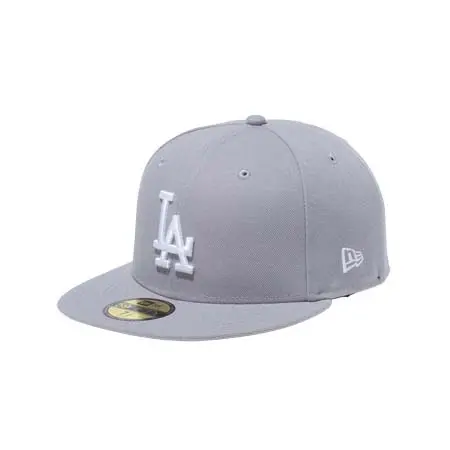 New Era (ニューエラ) 59FIFTY ロサンゼルス・ドジャース グレー × ホワイト 14525219
