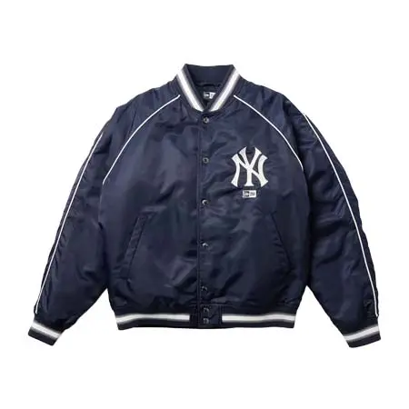 New Era (ニューエラ) ナイロン バーシティージャケット ニューヨーク・ヤンキース 14682671