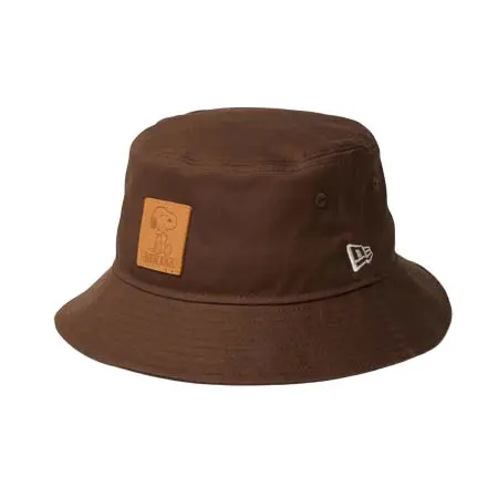 New Era (ニューエラ) バケット01 PEANUTS レザーパッチ 14344523