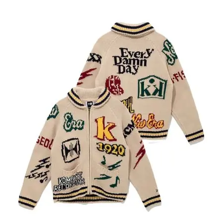 New Era (ニューエラ) カウチンカーディガン Kompakt Record Bar 14908120