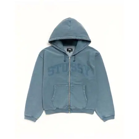 STUSSY (ステューシー) FADED GRAPHIC ZIP HOODIE
